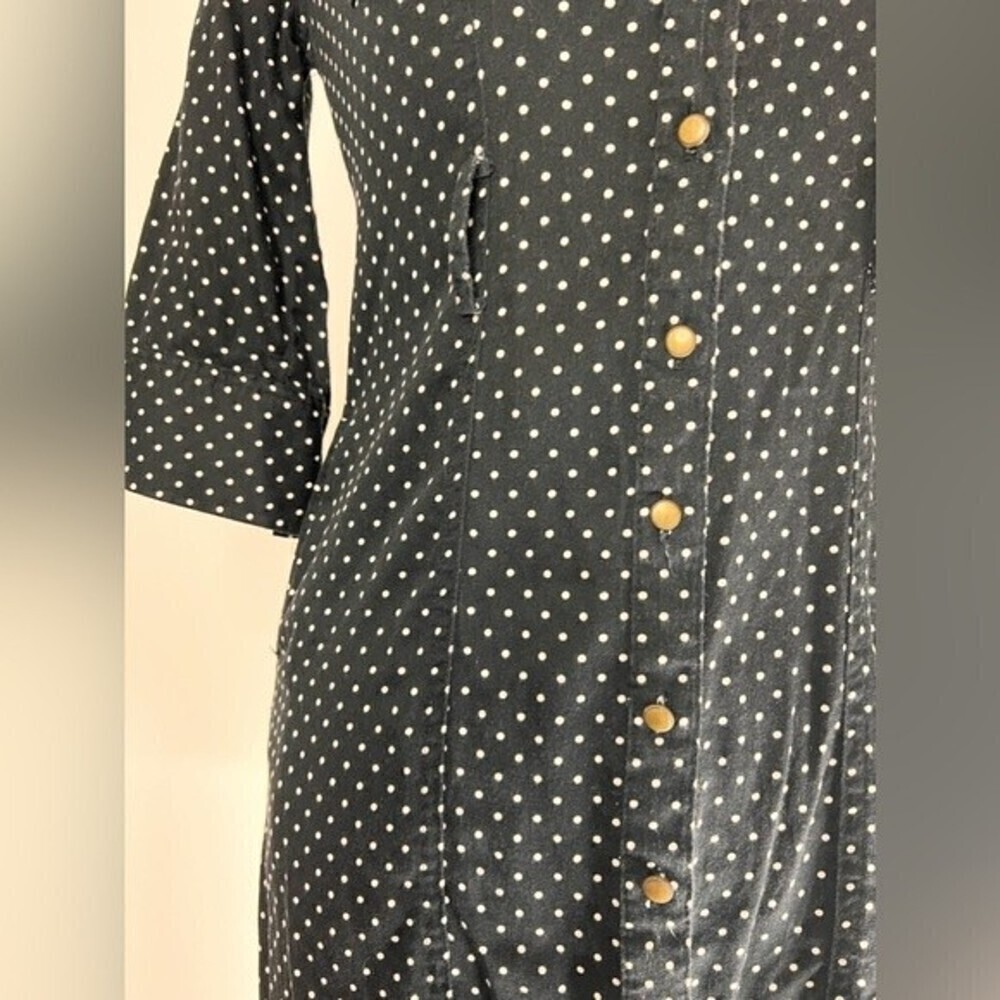 Women's dress Merona black and white Dress. Sz Xs - Picture 3 of 12